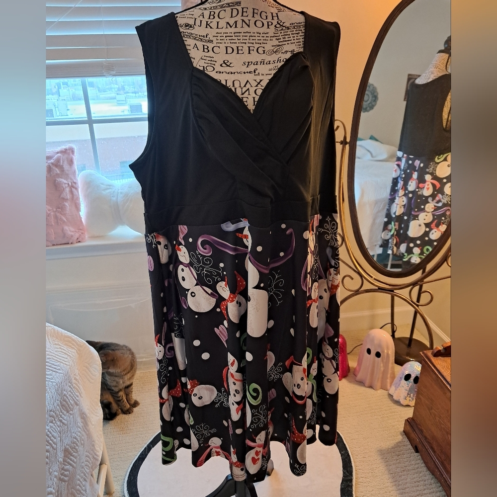 Rosegal Holuday Snowman Dress NWT